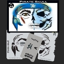 Picture of Pirate Skull Stencil Eyes Child Size - 49SE (8 YRS and UP)