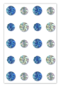 Picture of Peel-n-Stick Bling Swirl Gems 10mm x12mm - Ocean (SE023D)