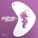 Picture of Art Factory Boomerang Stencil - Seahorse Unicorn (B010)
