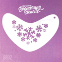 Picture of Art Factory Boomerang Stencil - Frozen Snowflakes (B032)