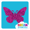 Picture of Butterfly Glitter Tattoo Stencil - HP-101 (5pc pack)