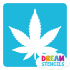 Picture of Marijuana Leaf Glitter Tattoo Stencil - HP-66 (5pc pack)