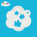 Picture of Cascading Fancy Maple Leaves - Dream Stencil - 135
