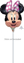 Picture of Minnie Mouse Head. Foil Balloon (14 Inch)